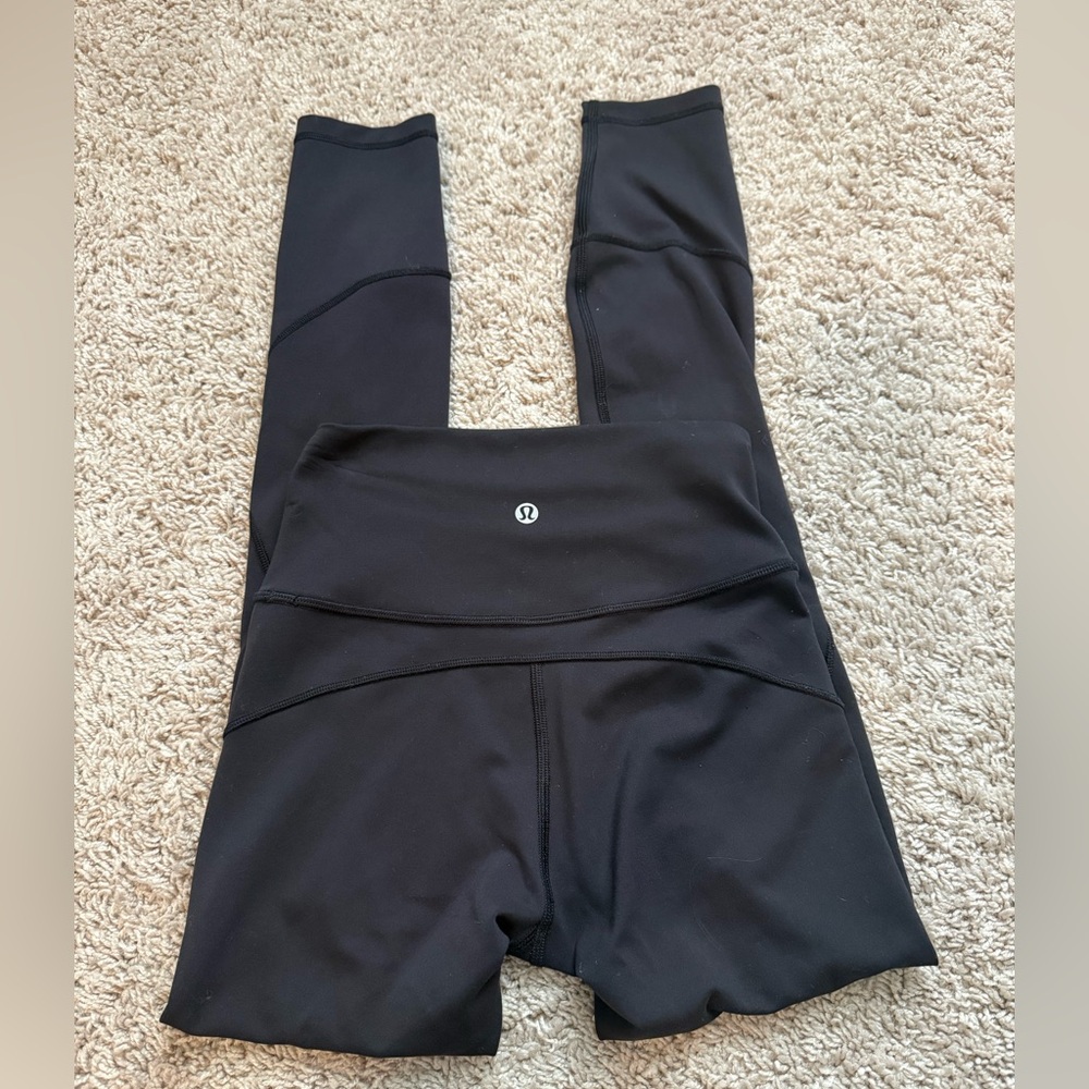 LuLuLemon Black High-Waisted In Movement Leggings